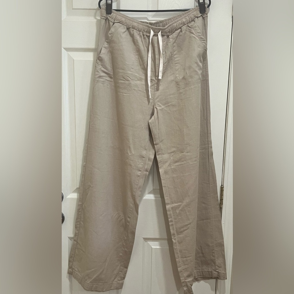 Splendid Wide Leg Pants in Beige